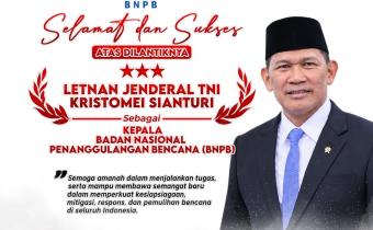 Bawaslu Pringsewu Sampaikan Selamat atas Pelantikan Letjen TNI Kristomei Sianturi sebagai Kepala BNPB