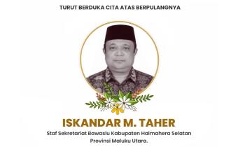 Bawaslu Pringsewu Sampaikan Duka Cita atas Wafatnya Staf Sekretariat Bawaslu Halmahera Selatan