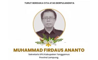 Bawaslu Pringsewu Sampaikan Duka Cita atas Wafatnya Sekretaris KPU Kabupaten Tanggamus