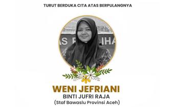 Bawaslu Pringsewu Sampaikan Duka Cita atas Berpulangnya Staf Bawaslu Provinsi Aceh